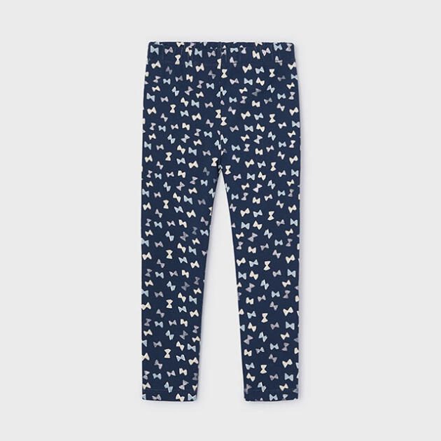 MAYORAL Dievčenské dlhé legíny s mašličkami Girl Print Leggings 4704 | Welcomebaby.sk