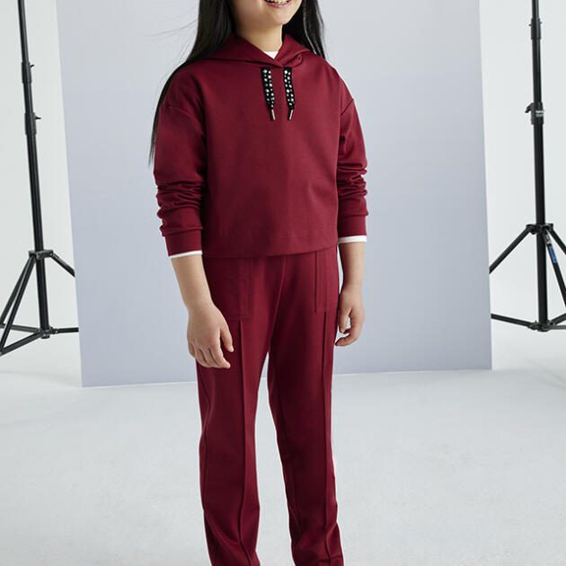 MAYORAL Dievčenská tepláková súprava Girl 2 Piece Roma Knit Tracksuit cherry 7846 | Welcomebaby.sk