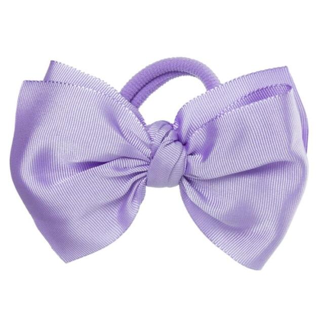 SIENA Gumička s mašľou do vlasov fialová Faya Siena Ribbon hairbow 6615 | Welcomebaby.sk