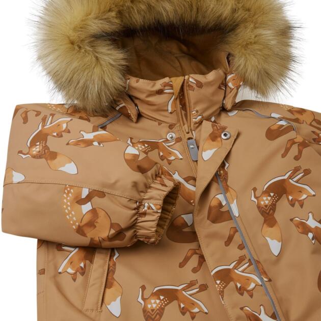 REIMA Zimný overal s membránou Lappi Snowsuit winter Peanut Brown 5100129C | Welcomebaby.sk